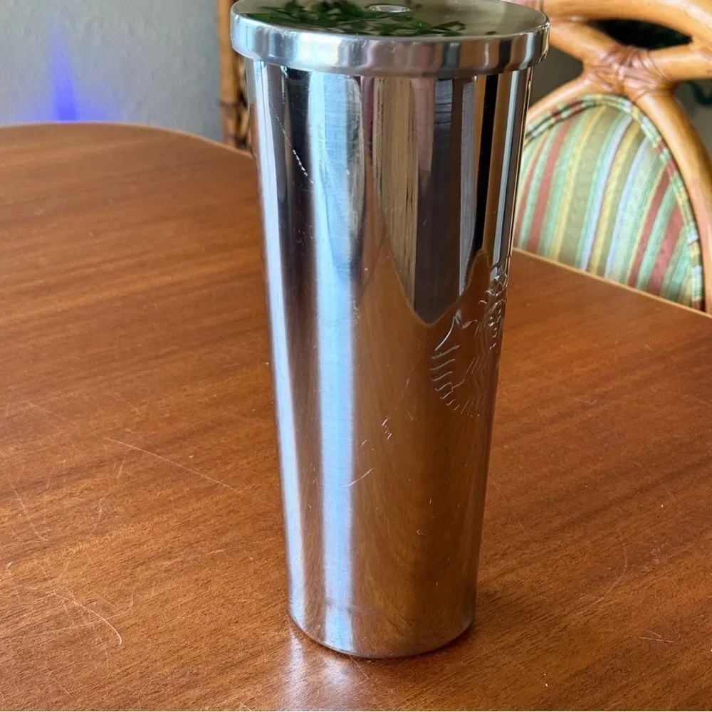 Starbucks Limited Edition 2016 Chrome Stainless Steel 24 oz. Tumbler